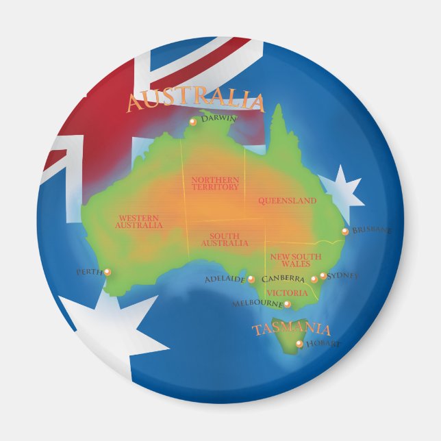 Aimant Australie (Devant)