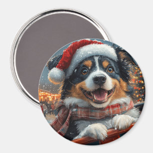 Aimant Australie Berger Dog Roller Dessous de verre Noël