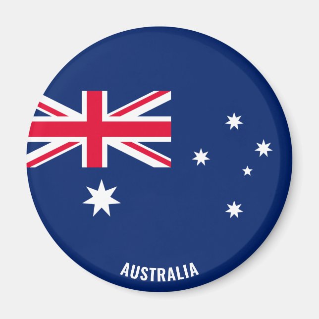 Aimant Australie Drapeau charmant patriotique (Devant)