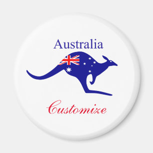 Aimant Australie Drapeau Kangaroo Thunder_Cove
