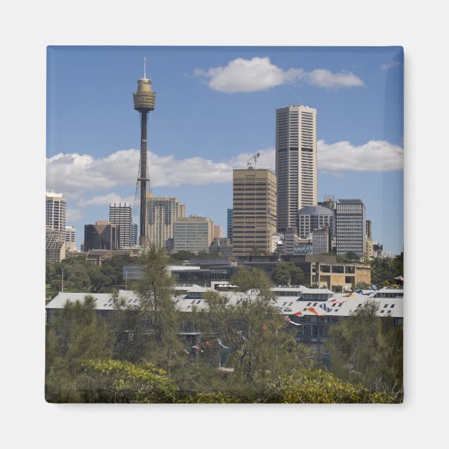 Aimant Australie, Sydney, Potts Point. Skyline de Sydney. (Devant)