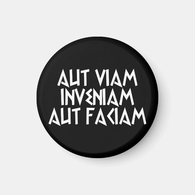 Aimant aut viam inveniam aut faciam (Devant)