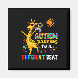 Aimant Autism Dancing Fun Different Beat Autism Awareness