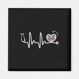 Aimant Autisme battement de coeur Stethoscope Infirmière 