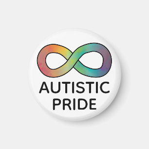 Aimant Autistic Pride Neurodiversity Acceptance