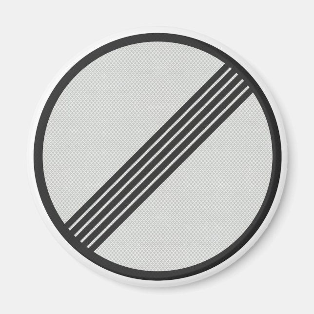 Aimant Autobahn allemand Pas de limitation de vitesse Aim (Devant)