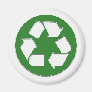 Aimant autocollant de recyclage