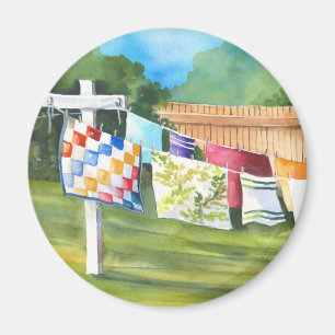 Aimant Autocollant de Washline de jardin