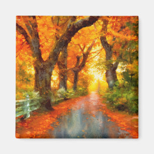 Aimant Automne/Automne/Automne/Feuille/Nature