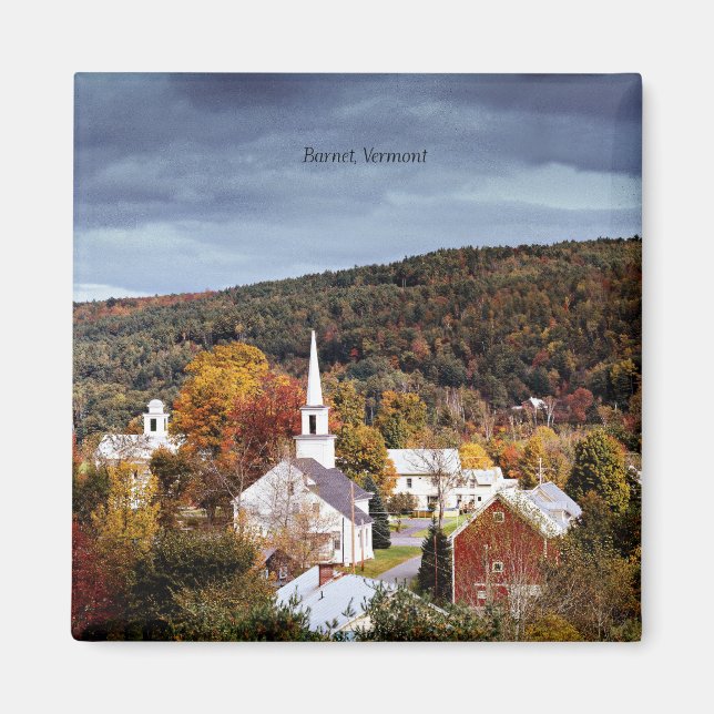 Aimant Automne, Barnet, Vermont (Devant)