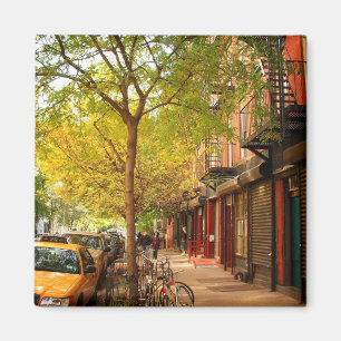 Aimant Automne dans la ville d'alphabet, East Village,