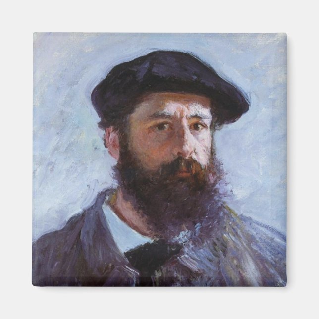 Aimant Autoportrait de Claude Monet (Devant)