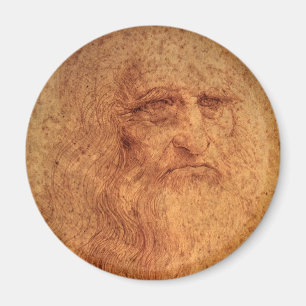 Aimant Autoportrait de Léonard de Vinci, Art Renaissance