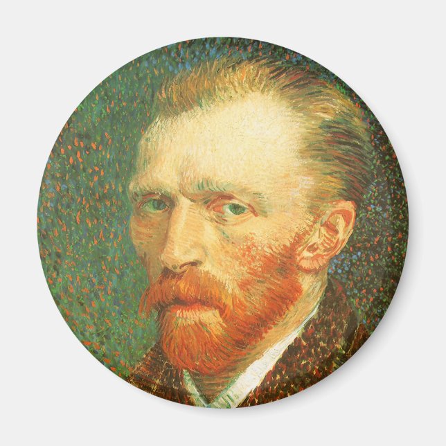 Aimant Autoportrait de Vincent van Gogh (Devant)