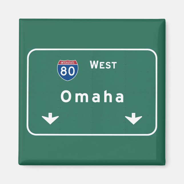 Aimant Autoroute Internationale Omaha Nebraska ne Autorou (Devant)