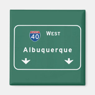 Aimant Autoroute nationale d'Albuquerque Nouveau Mexique