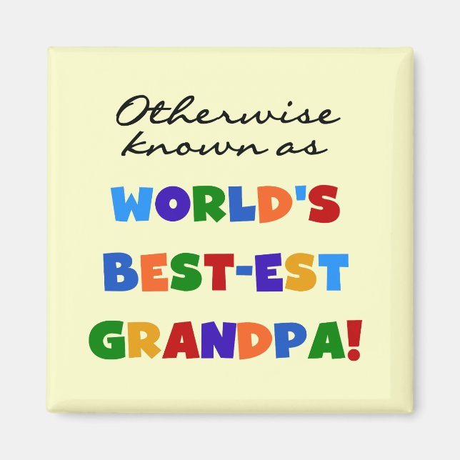 Aimant Autrement connu en tant que cadeaux du grand-papa (Devant)