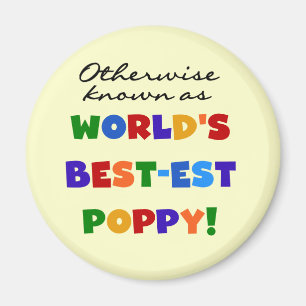 Aimant Autres Meilleurs Tshirts et cadeaux Poppy