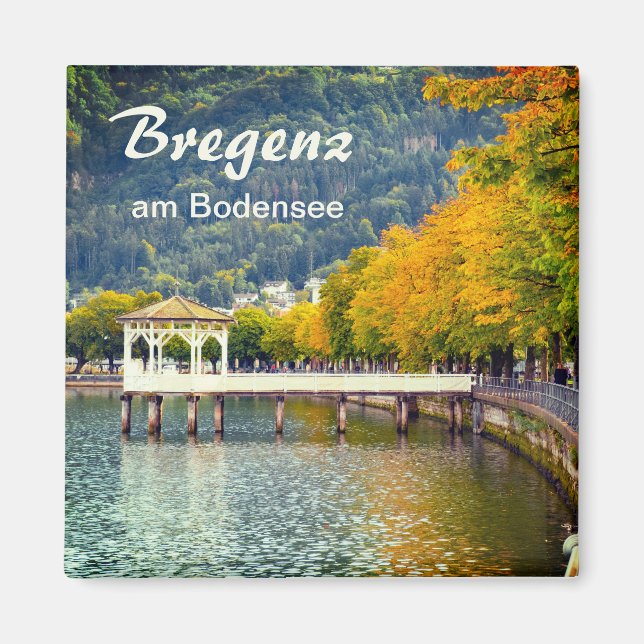 Aimant Autriche Bregenz am Bodensee dans le souvenir d'au (Devant)