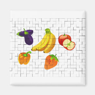 Aimant aux fruits et légumes