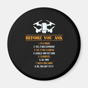 Aimant Avant de demander un pilote de drone