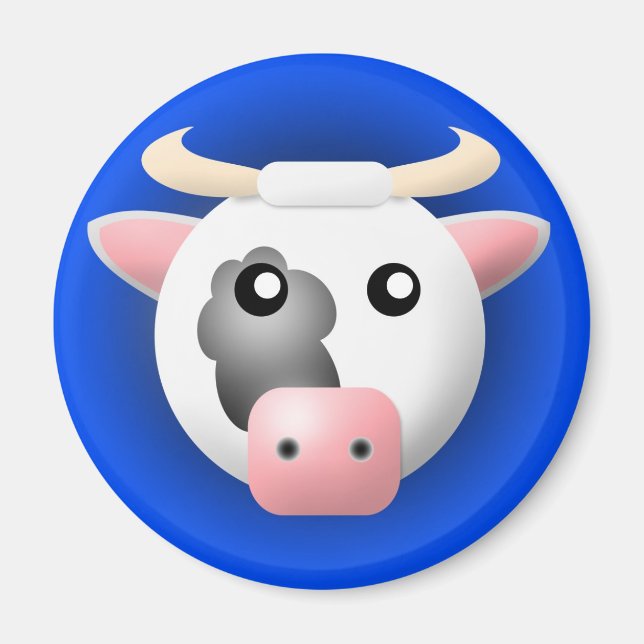 aimant avec animal : vache (Devant)
