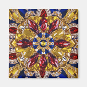 Aimant avec Colombie Couleurs Design