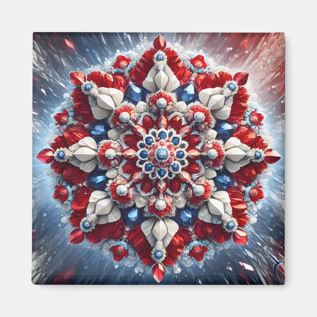 Aimant avec des couleurs norvégiennes Design (Devant)