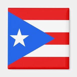 Aimant avec Drapeau de Porto Rico - USA