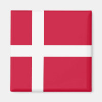 Aimant avec drapeau du Danemark