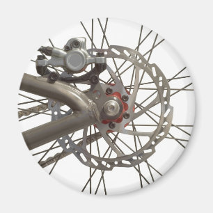 Aimant avec la roue de dos de bicyclette