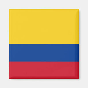 Aimant avec le drapeau de la Colombie