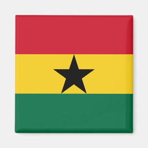 Aimant avec le drapeau du Ghana