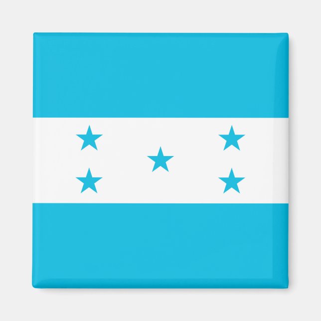 Aimant avec le drapeau du Honduras (Devant)