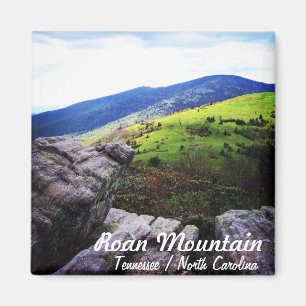 Aimant avec le texte - montagne rouane