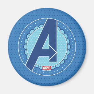 Aimant Avengers Logo Avengers en découpure