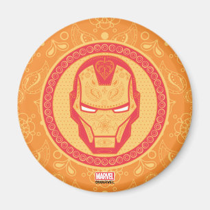 Aimant Avengers   Logo de Paisley Iron Man