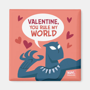 Aimant Avengers Saint-Valentin Black Panther : Vous Règ