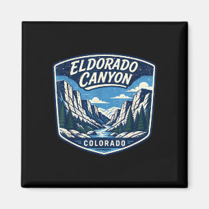 Aimant aventure de randonnée dans le canyon Eldorado Colo