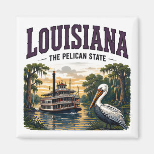 Aimant Aventure du patrimoine de la baie de Louisiane