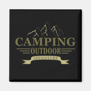 Aimant aventure en camping