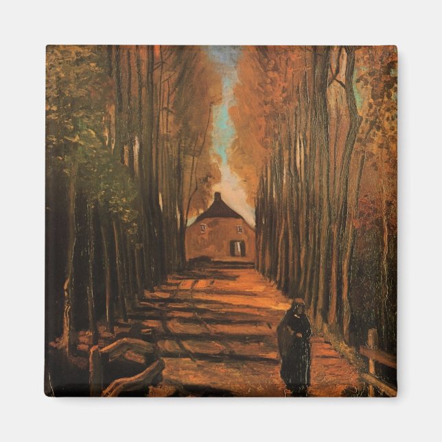 Aimant Avenue des peupliers à l'automne par Vincent van G (Devant)