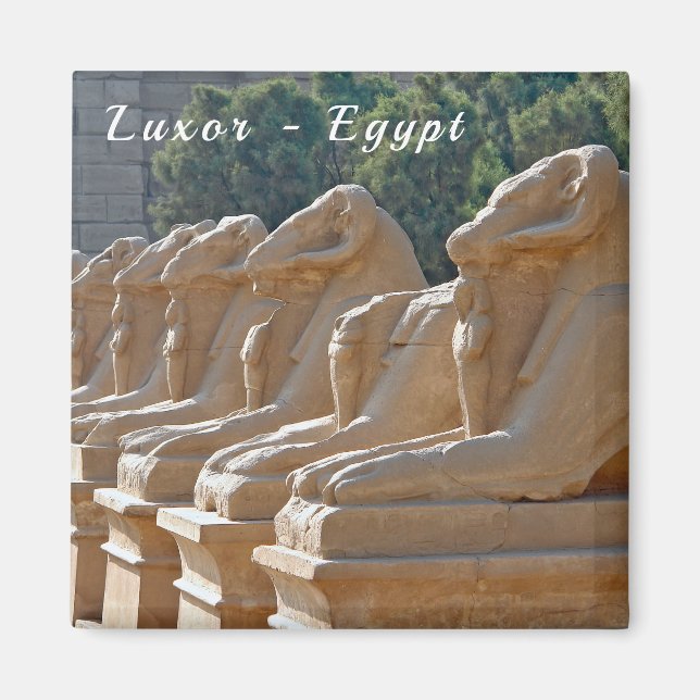 Aimant Avenue des Sphinxes dans le temple de Karnak - Egy (Devant)