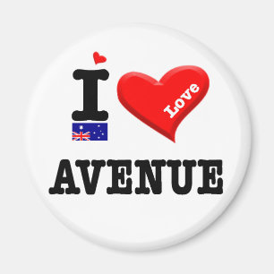 Aimant AVENUE - I Love