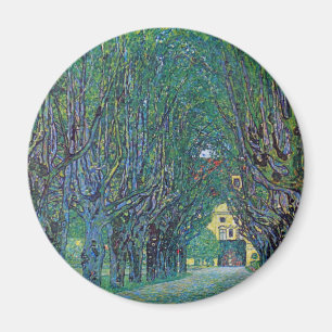 Aimant Avenue In Schloss Kammer Park par Gustav Klimt