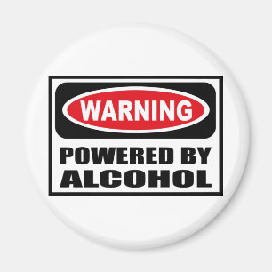 Aimant Avertissement ACTIONNÉ PAR l'aimant d'ALCOOL