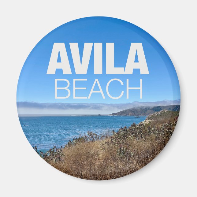 Aimant Avila Beach California Overlook Photography (Devant)