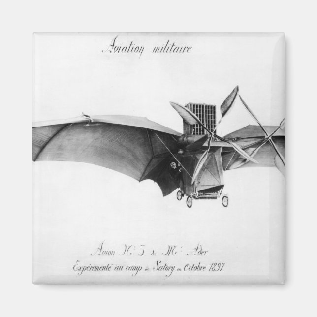 Aimant Avion III, "La chauve-souris" (Devant)