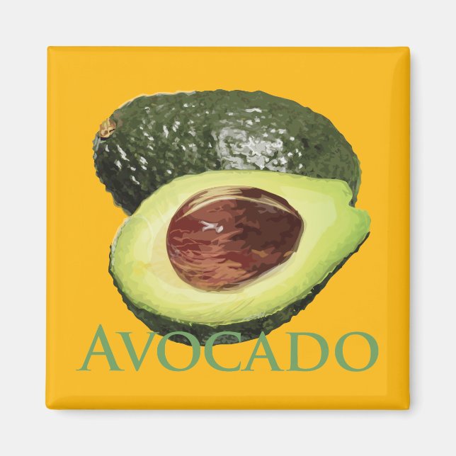 Aimant Avocado et demi (Devant)