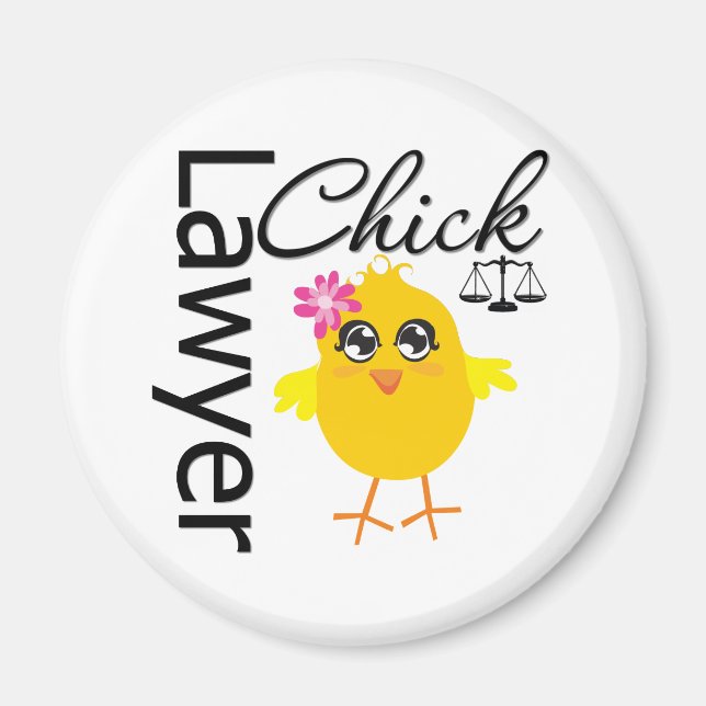 Aimant Avocat Chick (Devant)